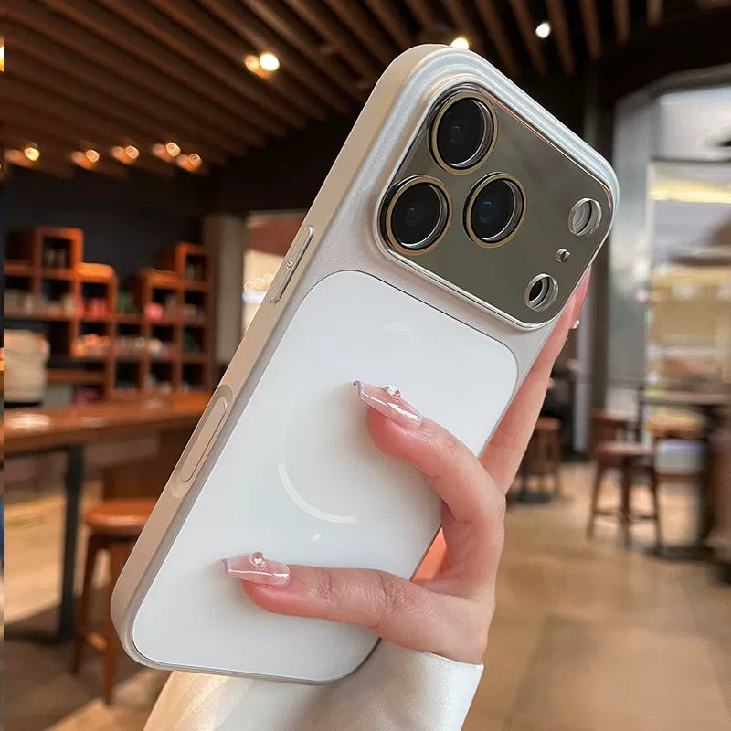 Streamer magnetic suction For iPhone 18promax mobile phone case New iPhone17 new color matte texture Strong magnetic adsorption 16pro with lens film All-inclusive 15 men's and women's cases Phone Accessories
