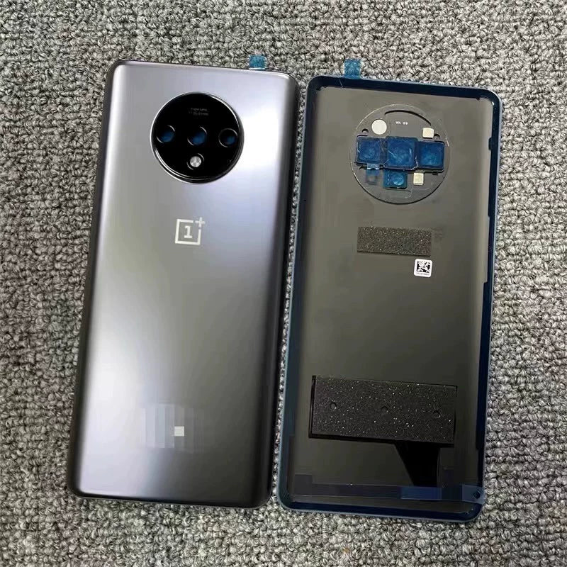AAA+ quality For OnePlu Back Battery Cover Door Rear Glass Oneplus 6 6T 7 7T 7Pro 7TPro Battery Cover  Case With Camera Lens OnePlus phone repair parts