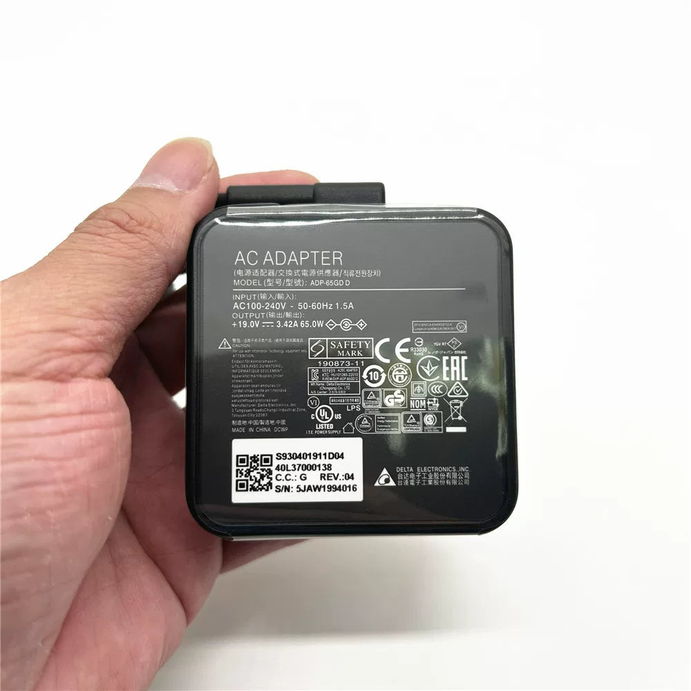 Charger for MSI Modern 14 M14 P14 15M 65W Charger ADP-65GD D Power Adapter