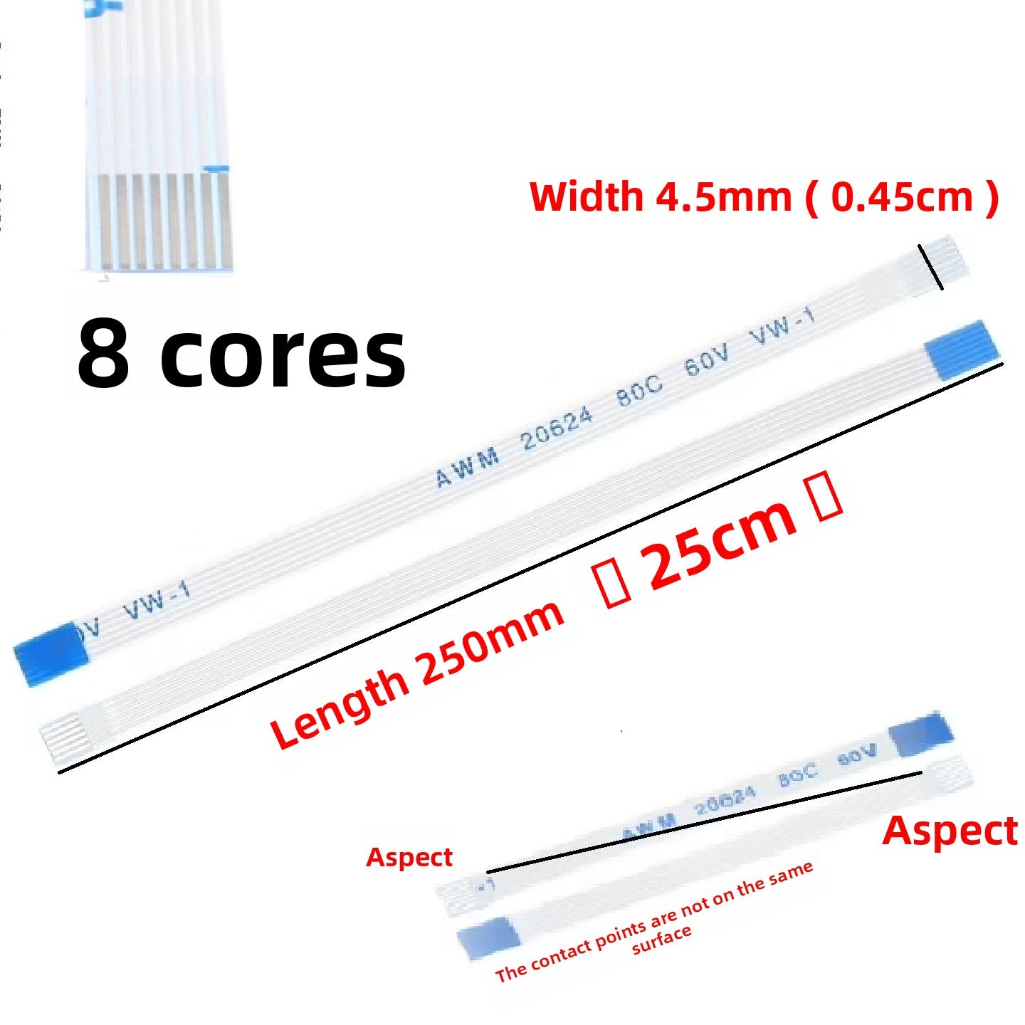 ASUS laptop touch pad flec cable X1605/V M1605 YA X1605V X450 X455 X502C X550JX X555 X503M X553M X403 A55V K55V W519L X550DP touchpad connector ribbon cable