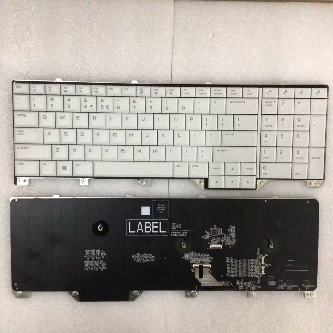 Dell Alienware Area-51m A51m M17 r5 P38e Original Keyboard