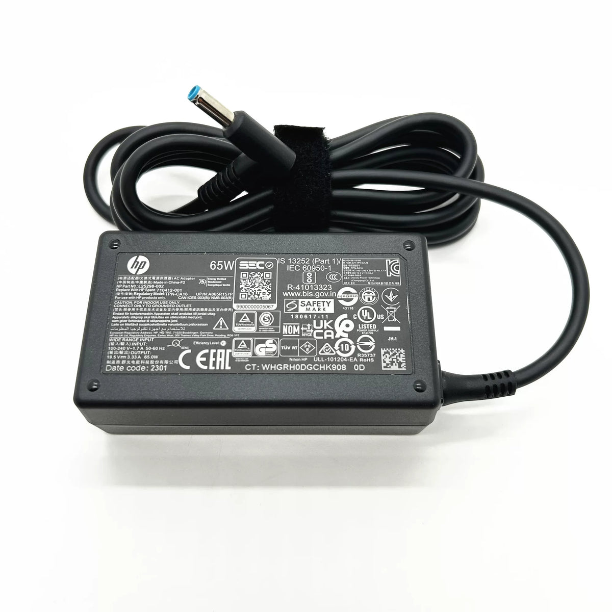 Genuine New TPN-CA16 65W 19.5V 3.33A AC Adapter Charger for HP EliteBook Pavilion ProBook 830 840 G3 G4 X360 G5 G6 ENVY 13 14 15L39752-002 L25298-002 710412-001 power supply  HP laptop repair parts
