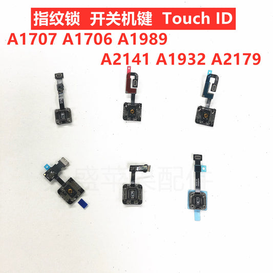 Macbook A2289 A1707 A1989 A1706 A2338 A2141 A2251 Switch key  fingerprint key lock