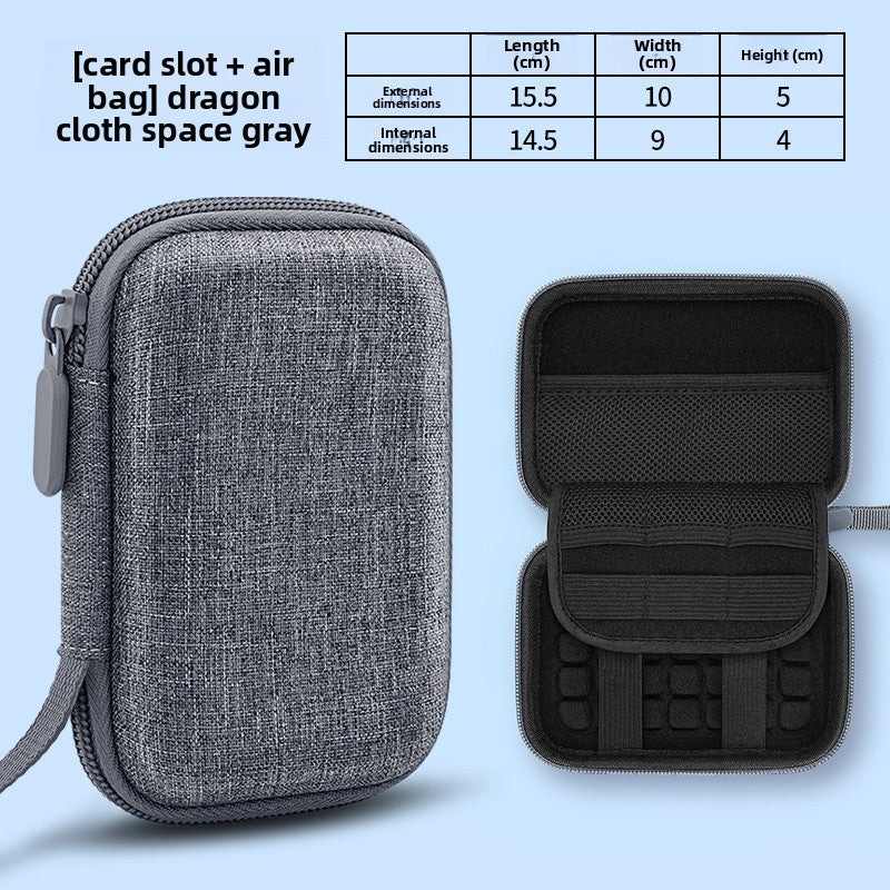 OLYSON CCD Camera Bag Small Camera Case Card Storage Box Digital Camera for Sony Canon ixus Fuji Nikon Samsung Panasonic Hard Case Drop-proof Waterproof Portable Bag Digital camera accessories
