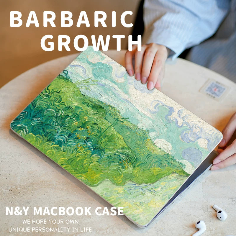 MacBook Air Pro 11 "12" 13 "14" 15 "16" Laptop Case, Van Gogh Oil Painting Computer Case, Anti-Drop, Computer Case Laptop accessories