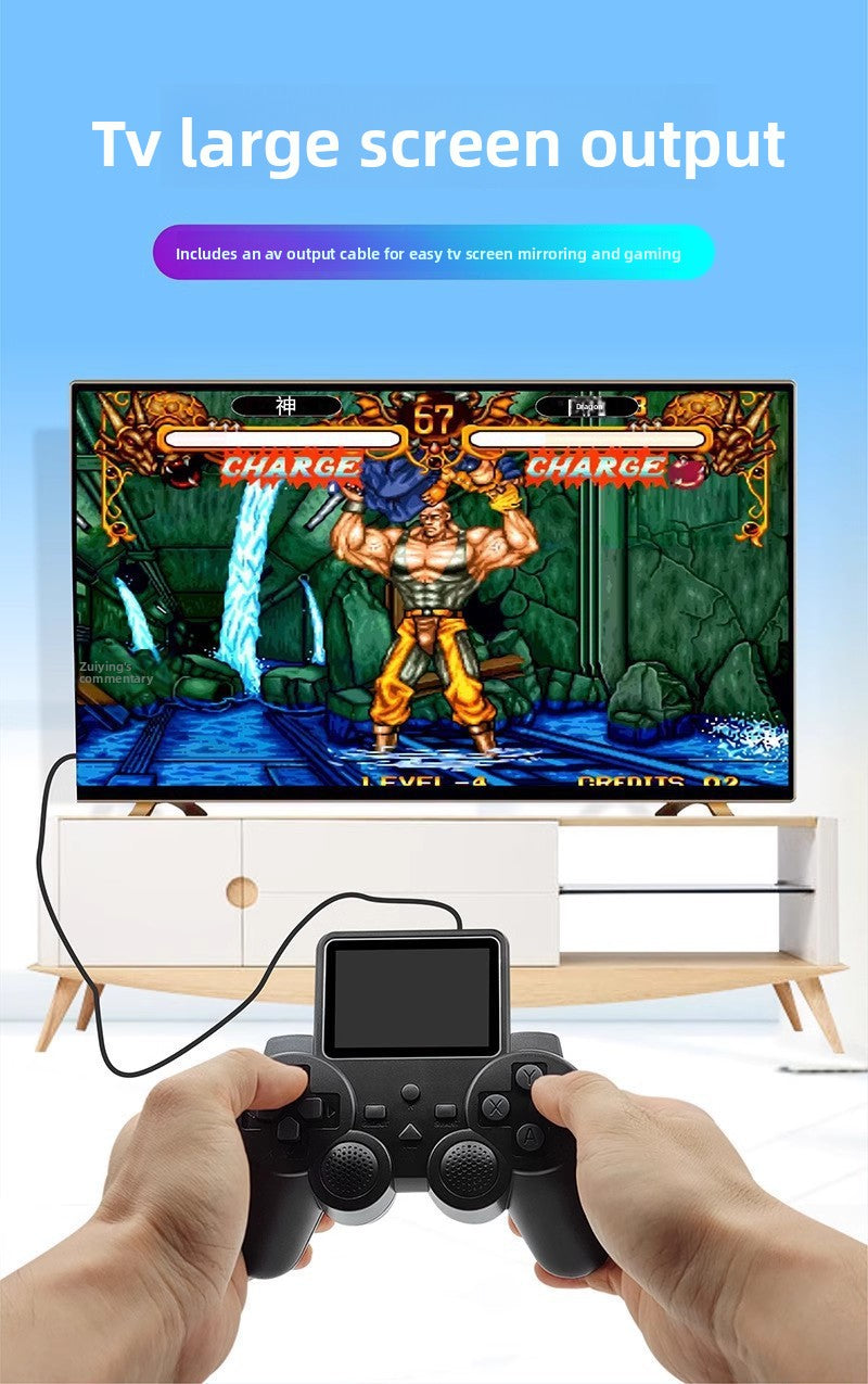 Handheld console 2in1 S10  520games HD 1020mAh type C rechargable games Handheld Game Player console