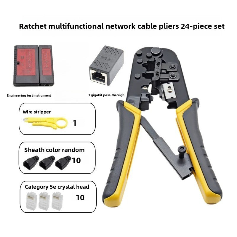 RJ45 RJ11 Cable Tester crystal head network cable tester multi-function line check RJ11 telephone detector line tester network line tester repair tools