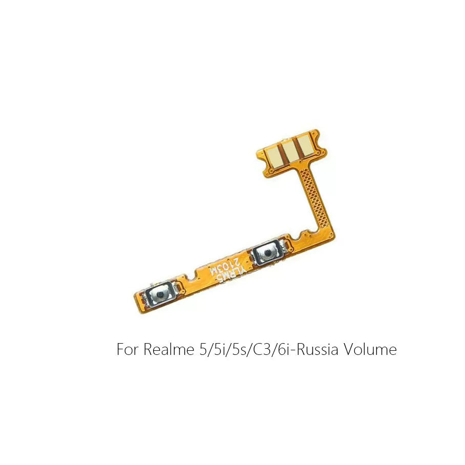 For Oppo Realme 3 5 6 3Pro 5Pro 6Pro Power cable Switch on volume flex of ribbon