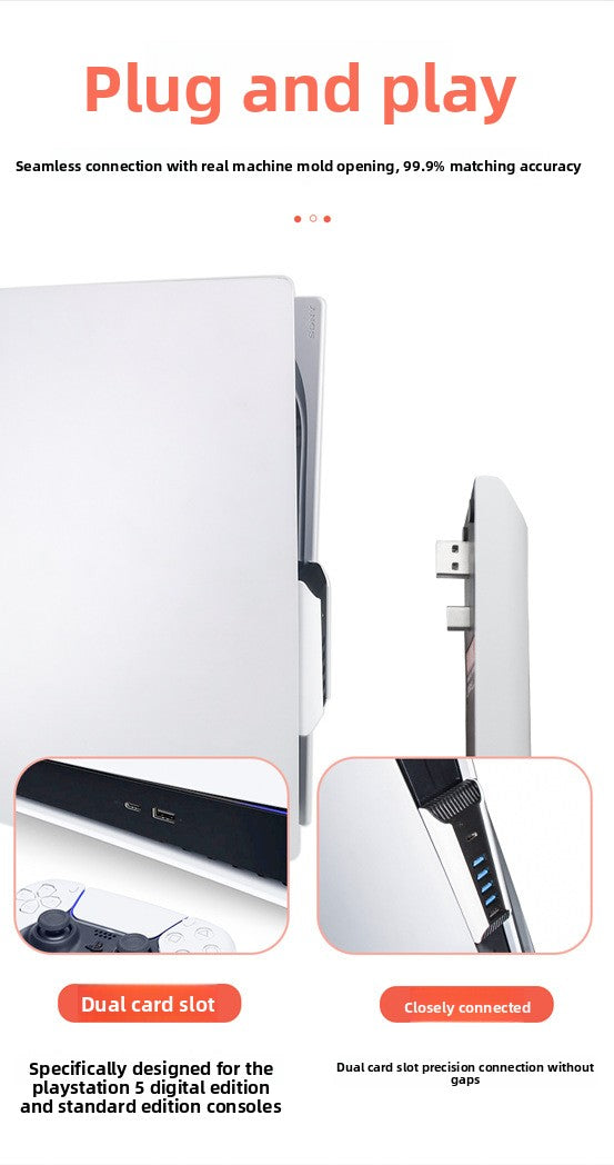 New PS5 HUB converter USB2.0 high-speed transmission one-to-five line expander PS5 accessories
