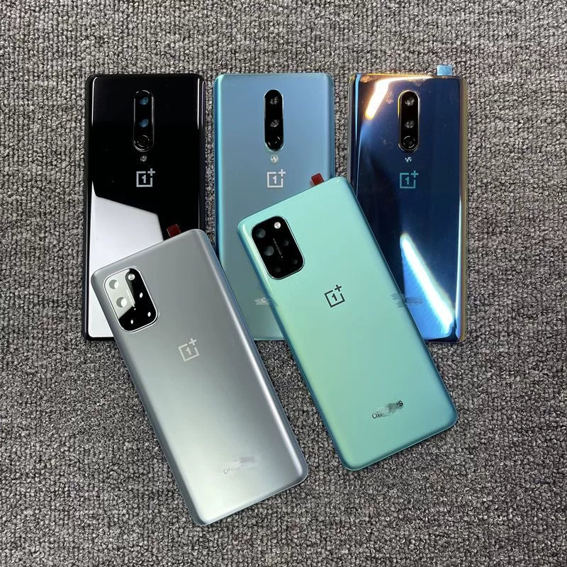 AAA+ quality For OnePlus Back Battery Cover Door Rear Glass Oneplus 8 8T 8Pro Battery Cover  Case With Camera Lens OnePlus phone repair parts