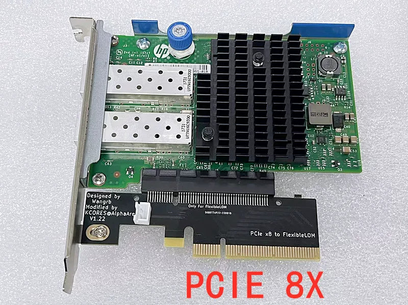 For HP G8/9 dual-port 10G optical port network card 560FLR 554FLR SFP629140/669281-001