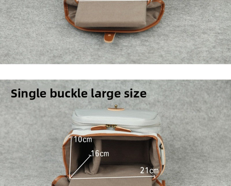 Canon R50 R100 R10 M50II M6II R8200DII retro messenger bag digital storage camera bag PT316-51 Digital camera accessories