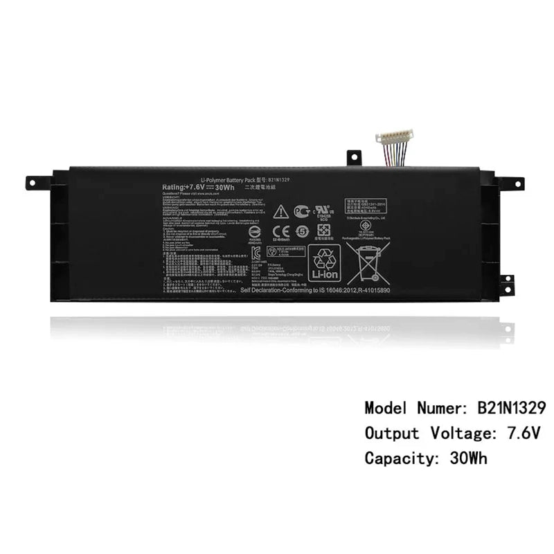 (Shipping fee not include)for for ASUS X403M X503M X453M X553MF453 X503S  repalcement battery  B21N1329