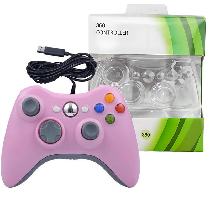 A batch of 360 wired gamepad USB2.4g vibrating computer 360 gamepad multi-platform compatible