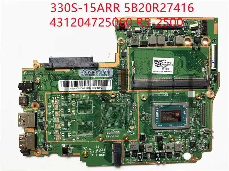 (Shipping fee not include)Lenovo/ lenovo motherboard system board 330S-15ARR 5B20R27416 R5-2500