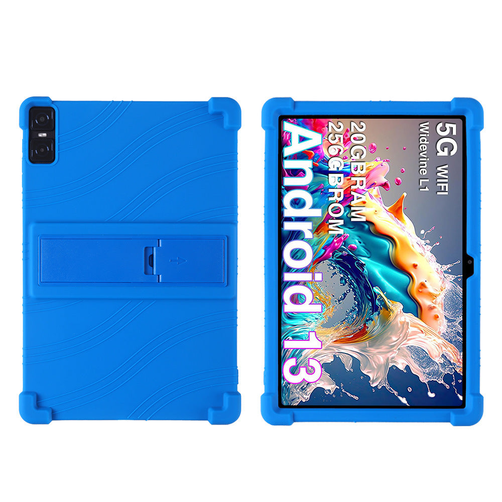 Applicable DOOGEE T10 Plus Tablet Case 10.51 Inch with Bracket Soft Silicone Drop Protection Case Protect case
