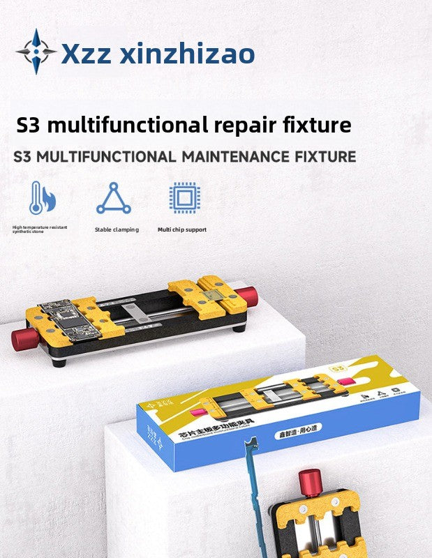 S3 new type, multi-functional maintenance fixture, glue removal, three card slot design, suitable for various types of main board chips repair tool