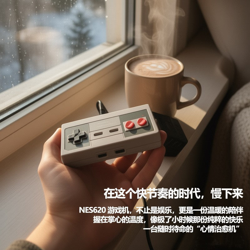 NES Mini 620 New TV Game Console NES Nostalgic Classic FC Red and White TV