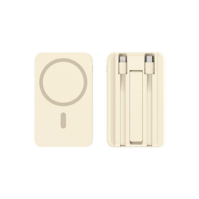 Magsafe magnetic power bank 22.5W fast charging mini with cable mobile power supply