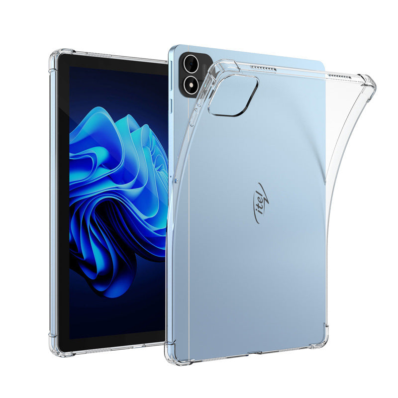 Suitable for Transsion itelpad1 tablet protective cover, four-corner airbag anti-drop transparent iTelPadOne protective case Protecting case