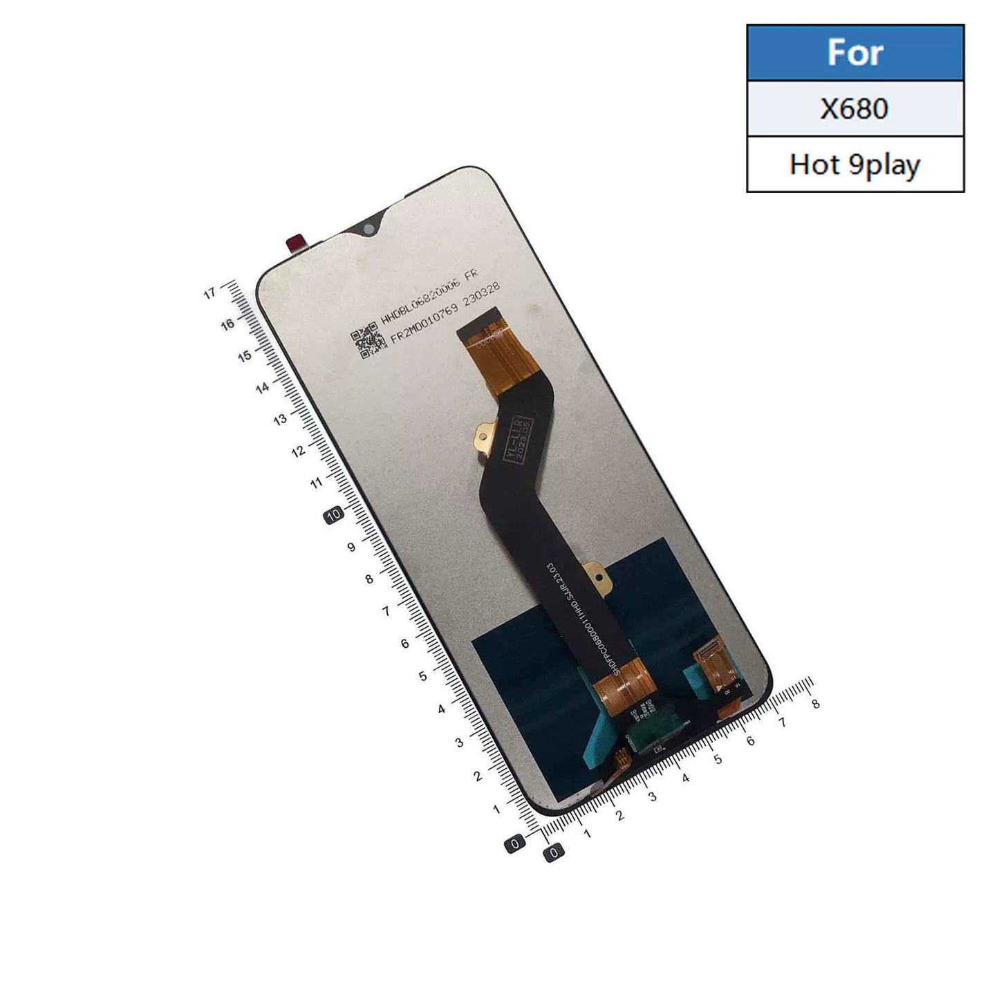 LCD Touch screen assembly for Tecno X650 KC8 KC2 X680 Hot 9Play X688 LE6