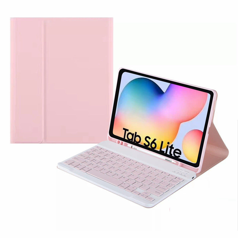 Applicable to Samsung S6 Lite Tablet A8 Bluetooth Keyboard A7 Protective Case A9 + Leather Case 11 Inch S7/S8/S9FEprotective Accessories