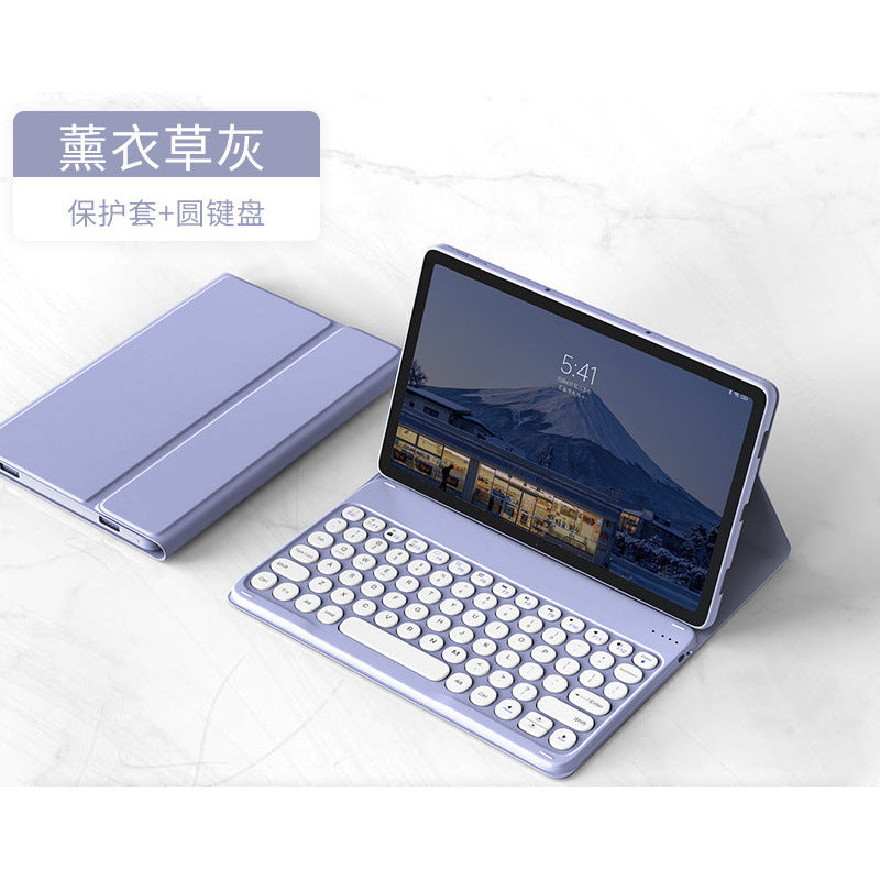 For Redmi Pad SE 11 2023 Bluetooth Keyboard Leather Case Redmi 10.6 Round Cap Xiaomi 6Pro 11 "protective Accessories