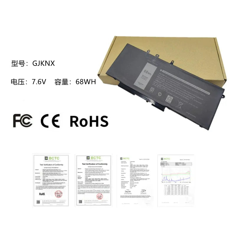 (Shipping fee not include) Dell  Precision 3520 3530 5490 5590 5491 replacement  battery   GJKNX