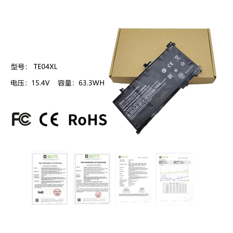 (Shipping fee not include)全新for惠普 光影 暗影精灵2代 Pro TPN-Q173 ax210  battery TE04XL