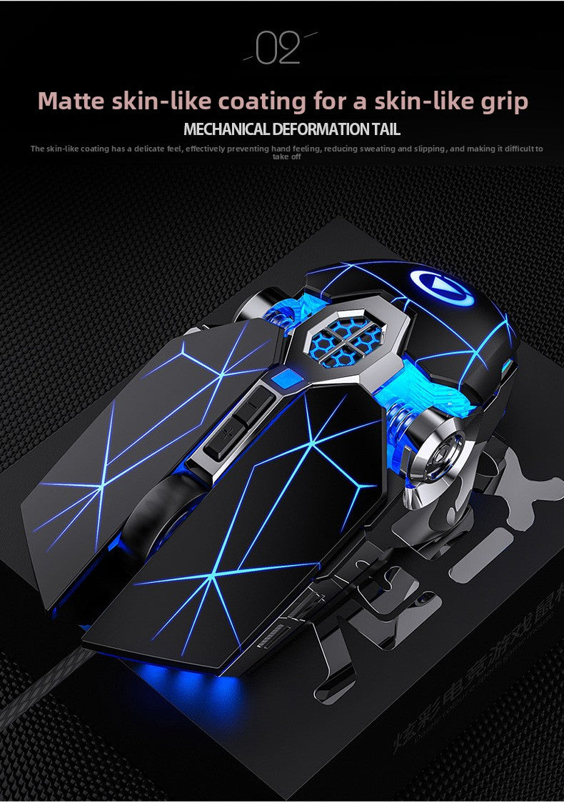Silver Condor game keyboard, mouse and earphones three-piece set, mechanical feel keyboard and mouse kit