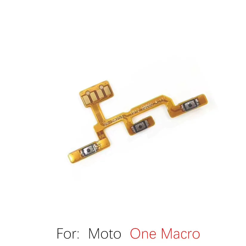 For Motorola One Fusion Plus Action Hyper One Zoom Power cable Switch on of ribbon flex cable