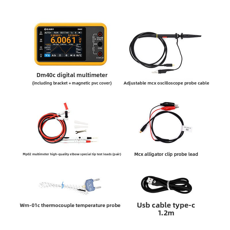 DM40A/B/C Digital Multimeter High Precision 4-bit Half Oscilloscope 3-in-1 Handheld Multimeter Laptop repair tools