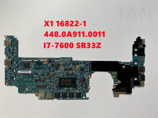 (Shipping fee not include)  motherboard system board  Lenovo/  YOGA X1 16822-1 I7-7600