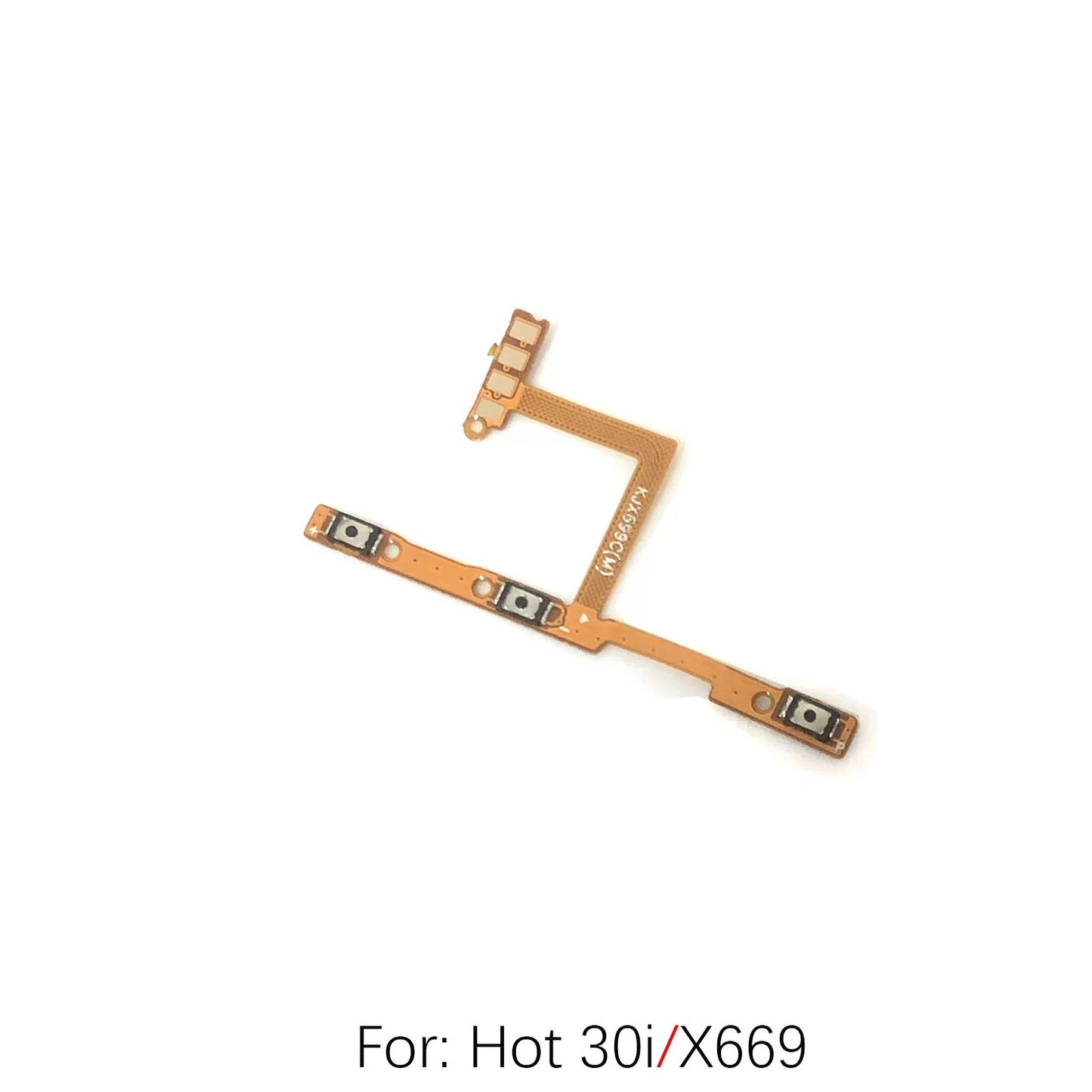 Tecno Infinix Hot20 20Play Hot30 S3X Power cable Switch on volume of ribbon flex cable X666B