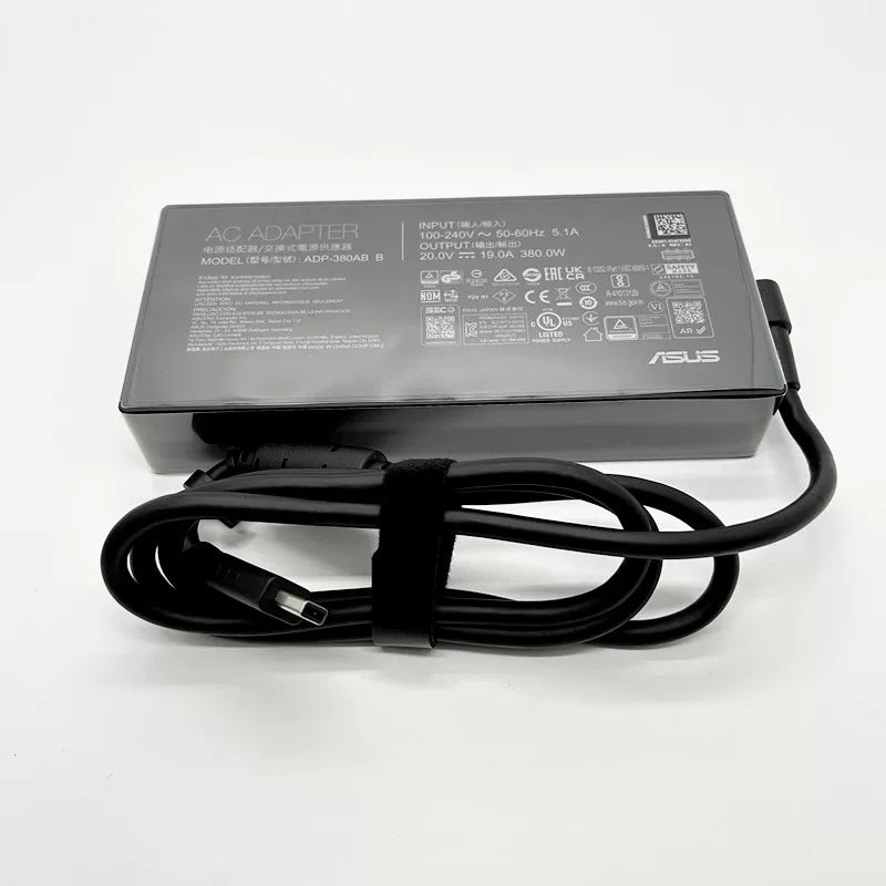 Genuine 20V 19A 380W AC adapter ADP-380AB B for ASUS ASUS ROG Zephyrus G16 G615  Strix G18 2025 Gaming Laptop ROG 380W 20V19A ADP-380AB B ASUS laptop repair parts