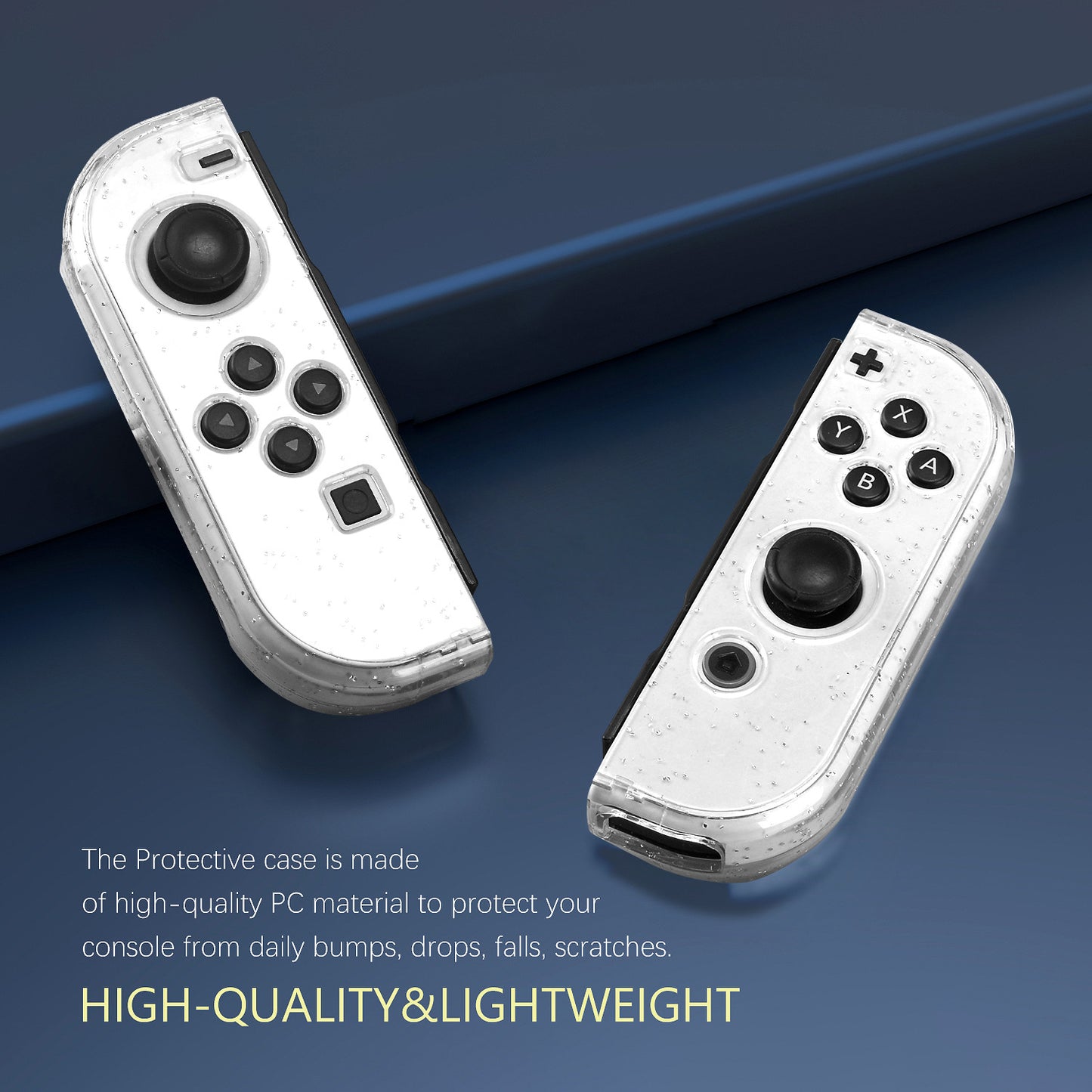 Switch OLED glitter crystal case for Nintendo switch OLED host protective case PC hard case