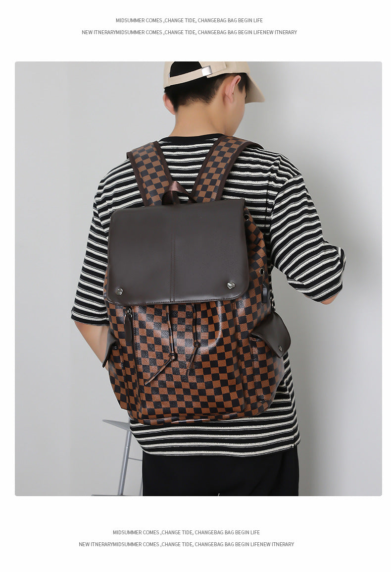 laptop bag Backpack men's backpack retro travel bag Luxury fashion  all-in-one large capacity original computer bag 电脑包