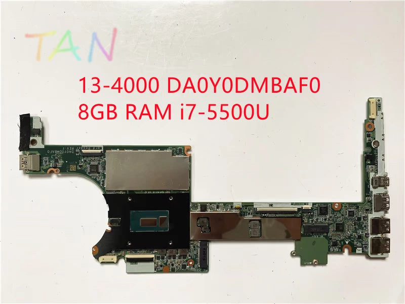 (Shipping fee not include)HP/ for惠普   motherboard  system board X360 13-4000 DA0Y0DMBAF0 8GB RAM i7-5500U