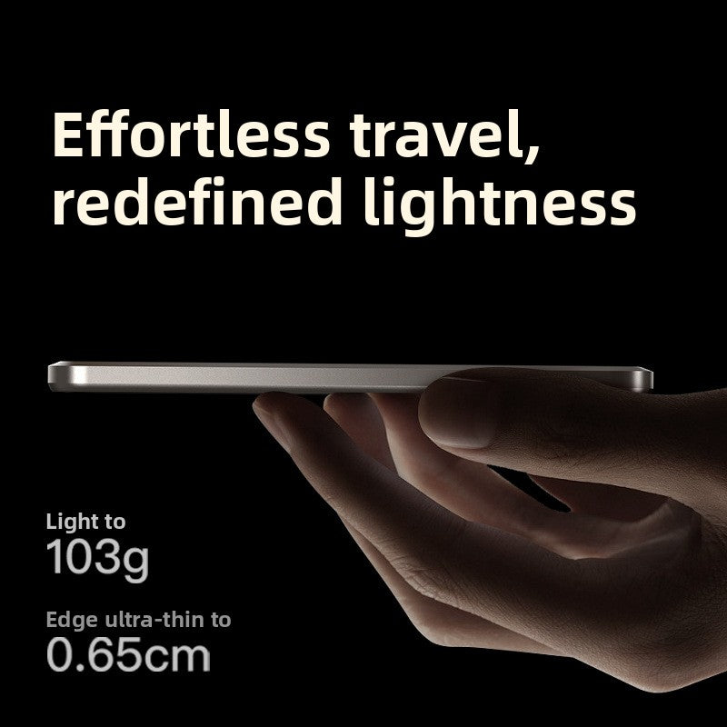 Ultra-thin Magsafe magnetic wireless power bank 5000mAh PD20W fast charging aluminum alloy compact mobile power supply