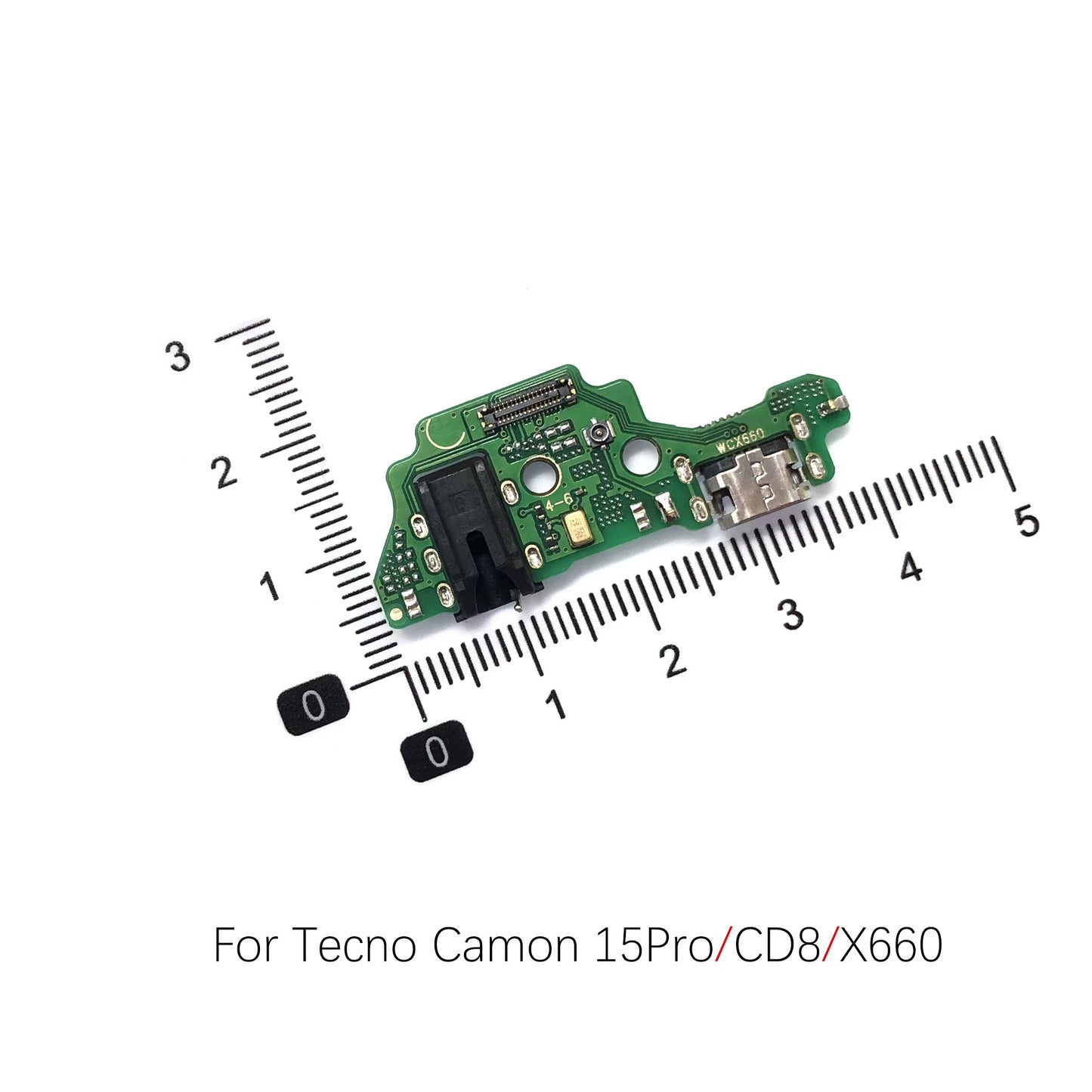 For Tecno Camon 11 12 CF7 12Pro CC9 15Pro CD8 charging port charging flex board cable
