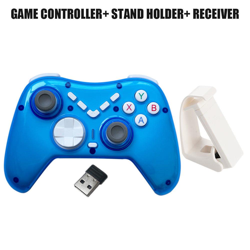 X6 Wireless Gamepad Switch PC Android 2.4G/Bluetooth 2-in-1 Wireless Gamepad with Stand
