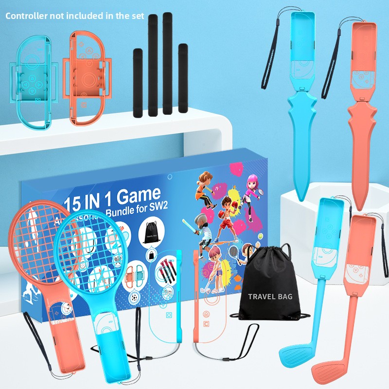 Switch 2 Generation Sports 15-in-1 Somatosensory Sports Set Interactive Game Golf/Fencing NS2 Accessories