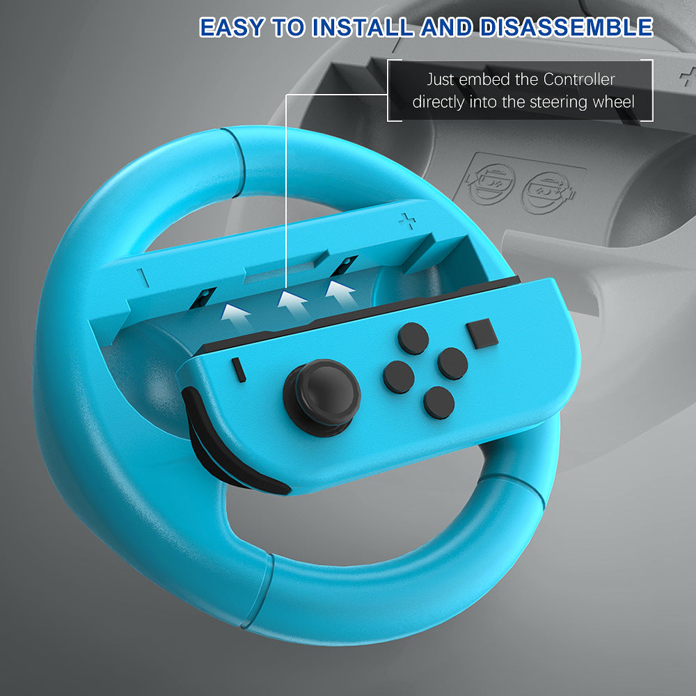 Switch OLED handle steering wheel for Nintendo switch gaming steering wheel joycon grip