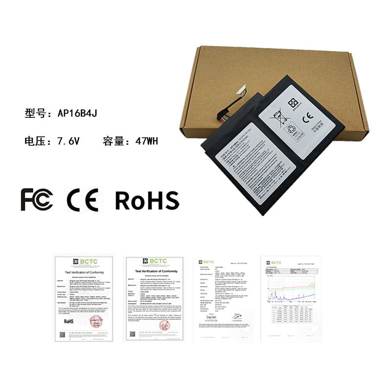 (Shipping fee not include)forACER Acer  Switch 5 Alpha 12 N16P3 N17P5 平板 battery AP16B4J