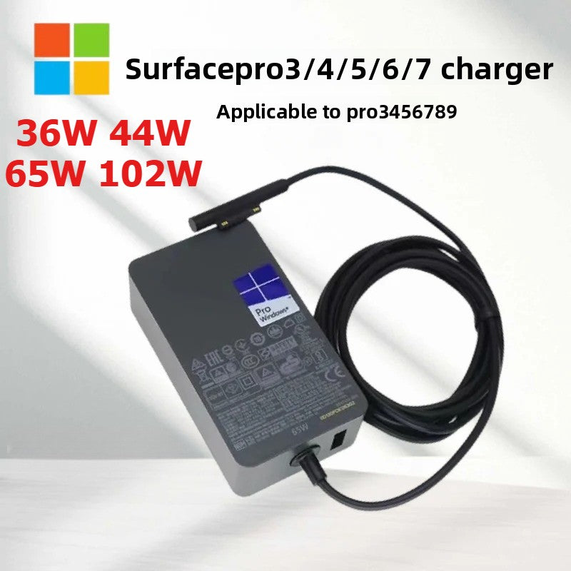 36W 44W 65W 102W Charger adapter for Microsoft surface Pro3/4/5/6/7/8/Laptop1/2/3/4/5/6/7 book1/2/3  Laptop charger adapter