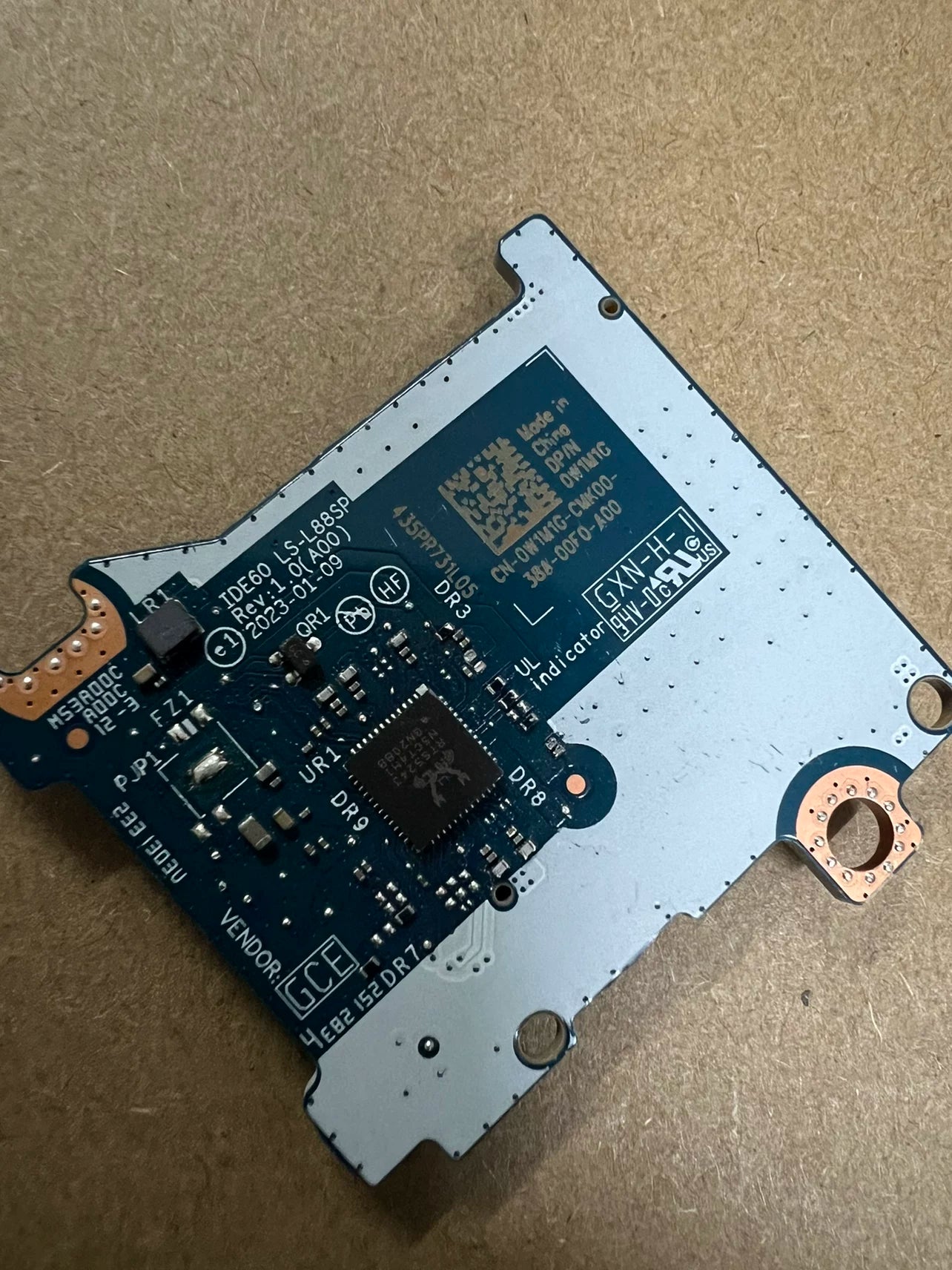 dell/Dell M7680 7770 7780 Memory Board SD Card Reader Small Board LS-L88LP LS-L88SP