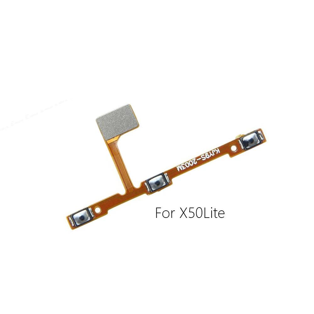 For Vivo X50 X50Lite X50Pro X60Pro X70 X80Pro Power cable Switch on volume flex of ribbon