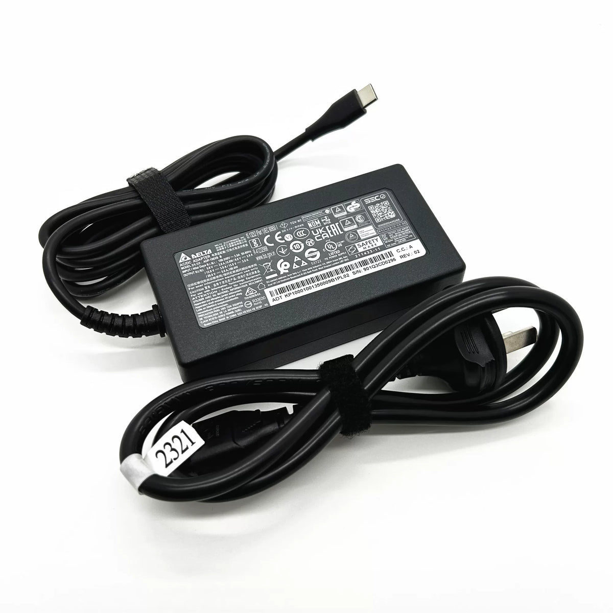 Genuine New Adapter ADP-100XB B 100W USB Type-C DELTA AC Adapter Charger for Acer Swift Go 14/16, Swift X S3 GO16 N23J2 ASUS TUF Dash 15 ROG series HP Envy Envy x360 Dell, Apple MacBook Pro Lenovo USB-C PD Acer laptop repair parts