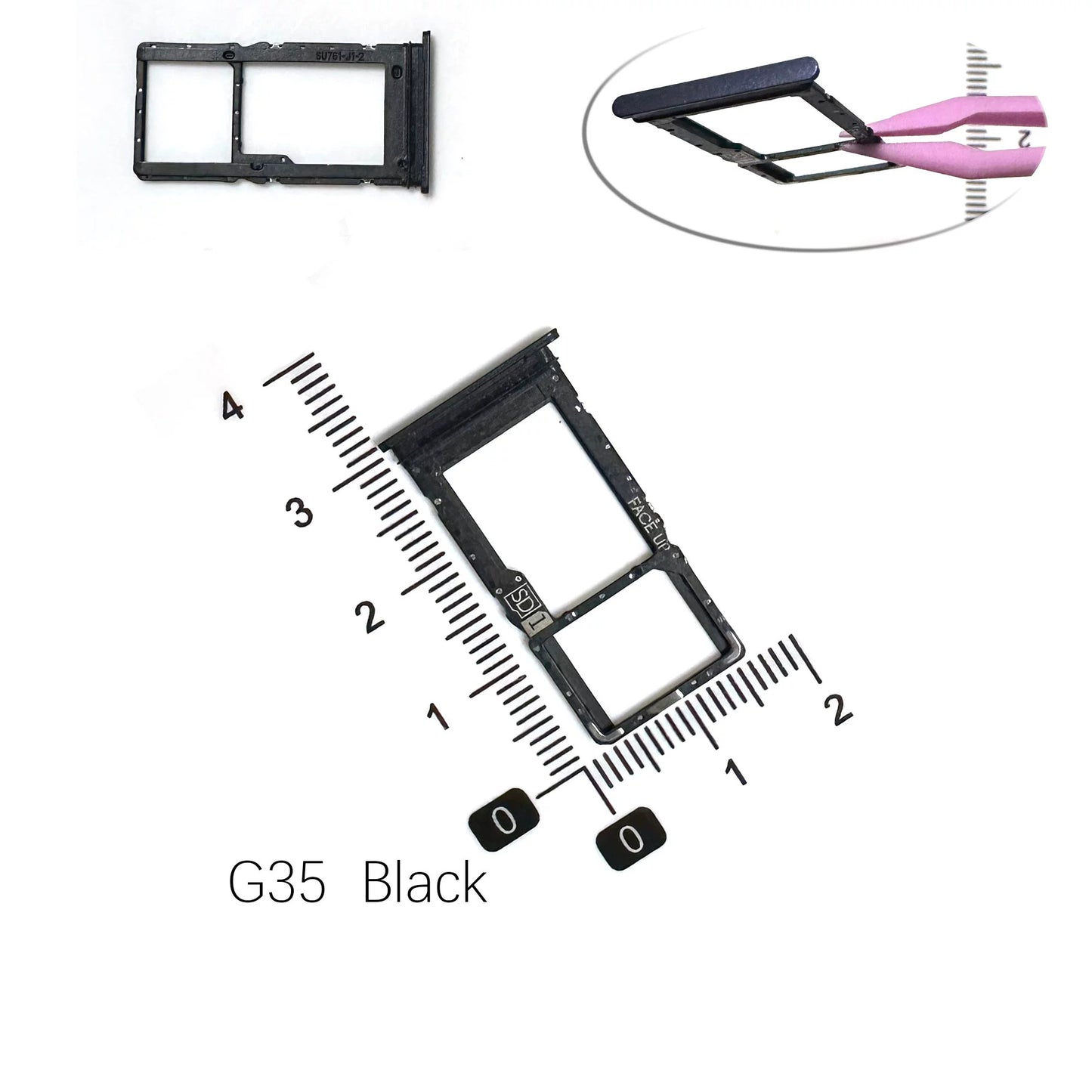 Suitable for Motorola Moto G30 G31 G32 G34 G35 Sim card slot