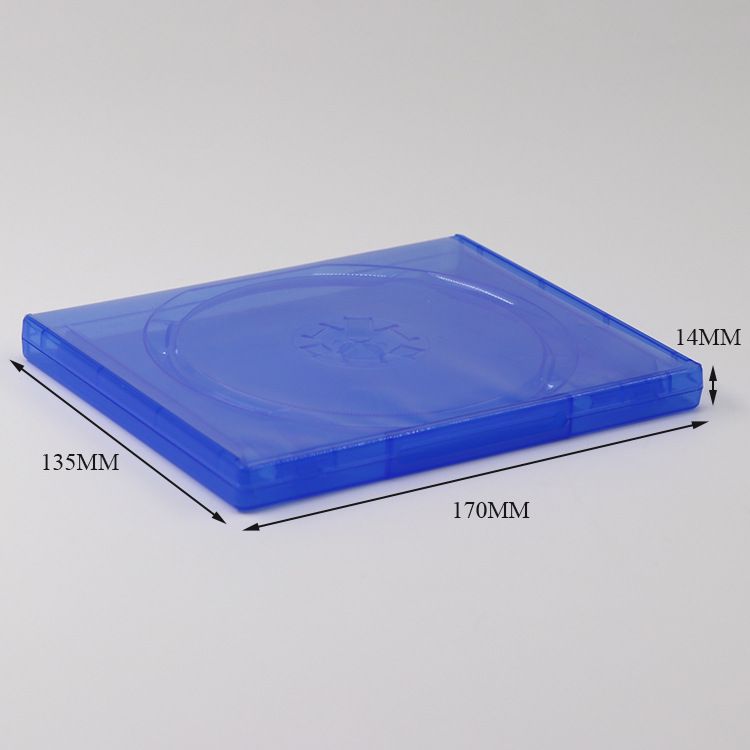 For PS5 DVD Game Disc Case PS5 CD Blue Storage Box Game Disc Plastic Box Disc CD Case